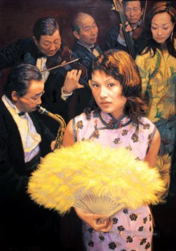 Memory of Shanghai Chinese Chen Yifei Girl Oil Paintings